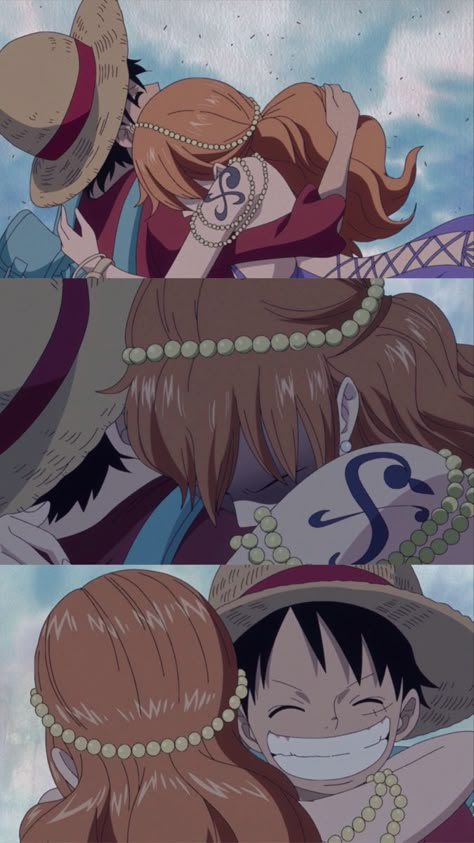 Nami X Luffy, Manga Matching Icons, One Piece Luffy Anime, Manga Matching, Nami Luffy, One Piece Fairy Tail, One Piece Ep, Luffy Nami, Luffy X Nami