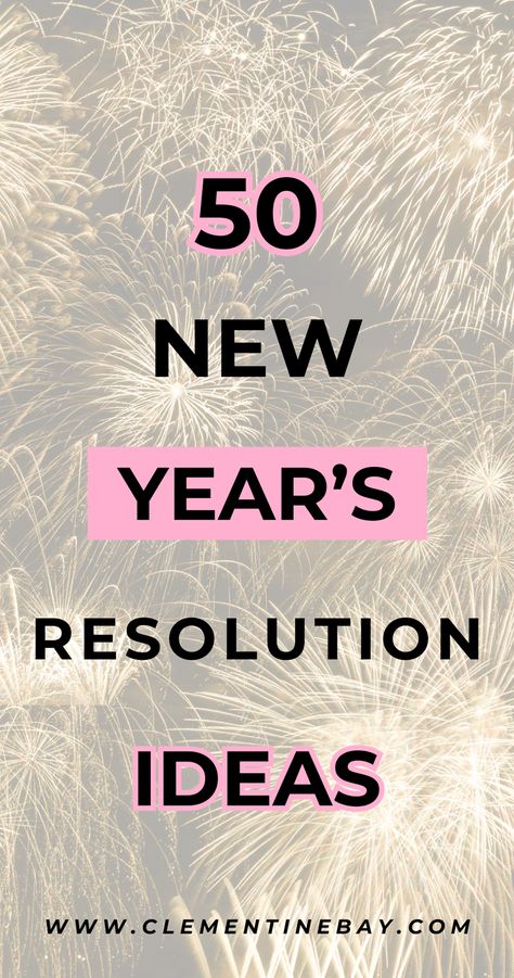 The top 50 best New Year's resolution ideas for 2025. Find New Year's resolutions and new year goals ideas focused on health, fitness, wellness, finance, career, business, knowledge, mindset, personal growth, relationships & social life. | New Year's resolution list | New Year's resolution ideas Health Wellness Goals, Best New Years Resolutions Ideas, Small Goals Ideas, How To Get Ready For The New Year, New Year’s Goals, 25 For 2025, Bujo New Years Resolution, New Year Plans Ideas, Good New Year Resolutions