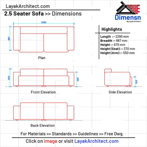 dimensions of sofa Furniture Elevation Drawing, Sofa Standard Dimension, Sofa Elevation Drawing, Sofa Elevation, Bed Elevation, Sofa Plan, Barcelona Couch, Room Perspective Drawing, Room Perspective