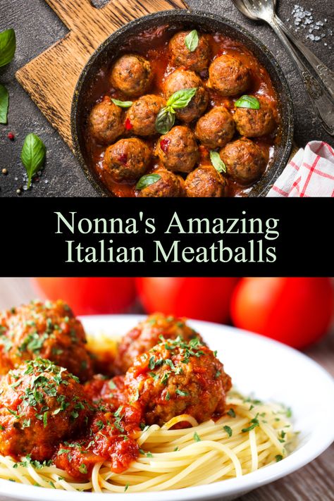 Meatball Recipes With Ground Beef, Ground Beef Italian Meatballs, Italian Meatball Recipes Beef, The Best Italian Meatballs, Grandmas Meatball Recipes, Italian Meatball Casserole Recipes, Classic Meatball Recipes, Recipes For Italian Meatballs, Italian Pork Meatballs Recipe