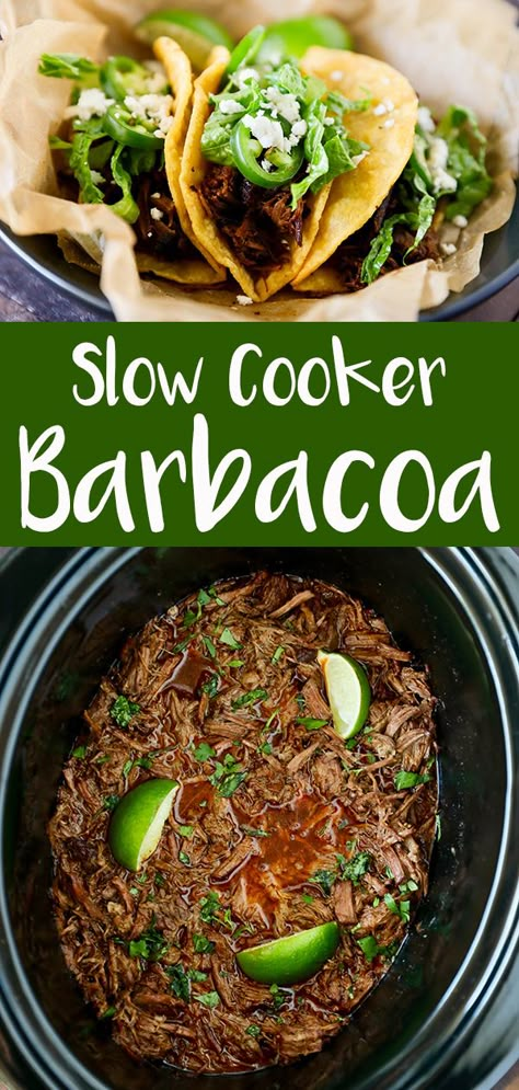 Slow Cooker Barbacoa, Barbacoa Recipe, Barbacoa Beef, Crock Pot Recipes, Mexican Spices, Crockpot Dishes, Delish Recipes, Crockpot Recipes Slow Cooker, Food Blogs