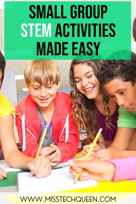 Engage students with fun, small group STEM activities that are simple and easy. These STEM activities are perfect for you Kindergarten, 1st, 2nd and 3rd grade classrooms. In this blog you will find tips like setting up space for small group success, setting expectations, team roles, changing things up and more. Encourage your elementary students to dive into these fun, small group STEM projects in a stress-free way that everyone will enjoy! #STEM #Elementary Stem Learning, Stem Challenges, Experiential Learning, Stem Science, Critical Thinking Skills, Group Activities, Stem Activities, Elementary Teacher, New Teachers