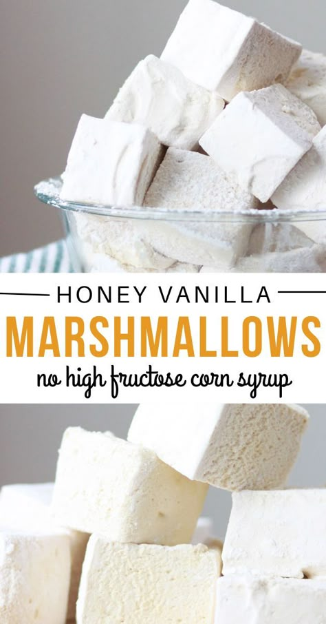 Honey Marshmallows, Kosher Marshmallow Recipe, Marshmallow Without Corn Syrup, Mccormick Finishing Sugar, Marshmellow Recipes Without Corn Syrup, Marshmallows Without Corn Syrup, Caramel Without Corn Syrup, Caramels No Corn Syrup, Diy Corn Syrup