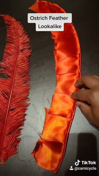 Feather Tutorial using Ribbon | Nandu Feather | DIY | Recycled Crafts | ... Fabric Feathers Diy, Making Feathers, Diy Recycled Crafts, Women Positivity, Feather Tutorial, Diy Feathers, Feathers Diy, 100 Affirmations, Feather Template