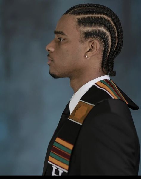 Black Man With Cornrows, Men’s Black Hairstyles, Cornwors Braids Men, 8 Braids Cornrows For Men, Shai Gilgeous Alexander Cornrows, Men’s Cornrow, Strait Back Braids, Celebrity Cornrows, 6 Cornrows Men