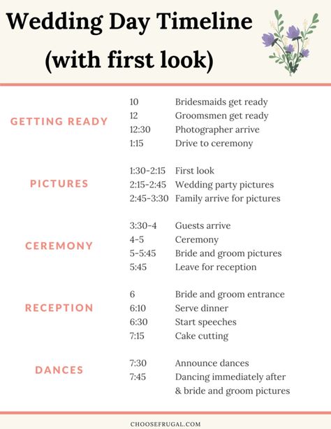 - Check more at https://howcandothis.com/weddingideas/59719/ Wedding Ceremony Schedule Of Events, Wedding Timeline Day Of 4pm Ceremony, Ceremony And Reception Timeline, Wedding Day Schedule 4pm Ceremony, Wedding Day Timeline First Look, Order Of Wedding Events, Wedding Reception Schedule Of Events, Wedding Reception Order Of Events Ceremony Programs, Reception Order Of Events Timeline