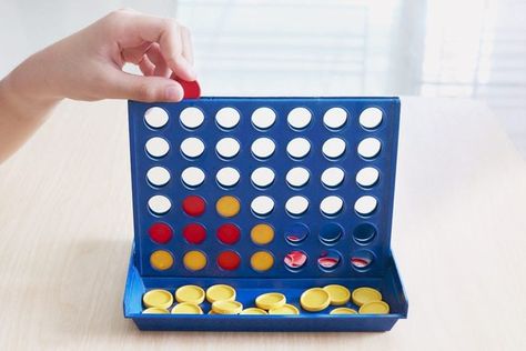 How to Win Connect 4: Computer Scientist-Approved Strategies Compass App, Computer Scientist, Minor Threat, Connect 4, Connect Four, Family Fun Games, Wooden Games, Iphone Hacks, Chess Game