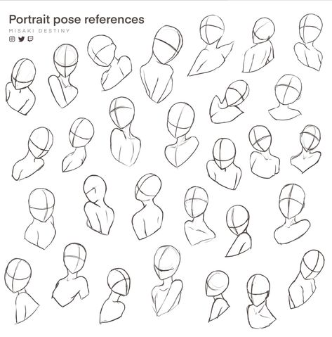 Female Head Pose Reference, Drawing Poses Shoulders Up, Headposes Drawing, Shoulder Up Pose Reference Drawing, Neck Poses Reference, Head Inspo Drawing, Head Tilted Back Reference Drawing, Pose Reference Drawing Front View, Portrait Angles Drawing