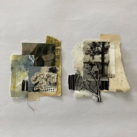 Tina Jensen, Mini Journals, Grid Journal, Grid Journals, Media Arts, Collage Art Mixed Media, March 3, Collage Mixed Media, Scrap Paper