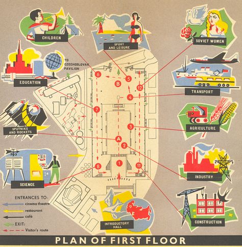 itsannahurley:  OK, all soviet women go here in this section, see? Right here. Maps Illustration Design, Map Brochures, Map Layout, Infographic Map, Photo Maps, Illustrated Map, Map Design, Vintage Maps, Map Poster