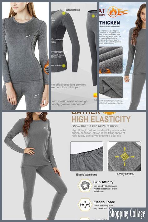 Thermal Outfit, Thermal Clothes, Workout Outfits Winter, Winter Pants Outfit, Thermal Pants, Winter Workout, Long Johns, High Waist Yoga Pants, Yoga Pants Outfit