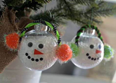 Diy Snowman Ornaments, Kids Christmas Crafts, Christmas Crafts For Kids To Make, Snowman Christmas Decorations, Kids Christmas Ornaments, Snowman Christmas Ornaments, Room Mom, Snowman Ornament, Preschool Christmas