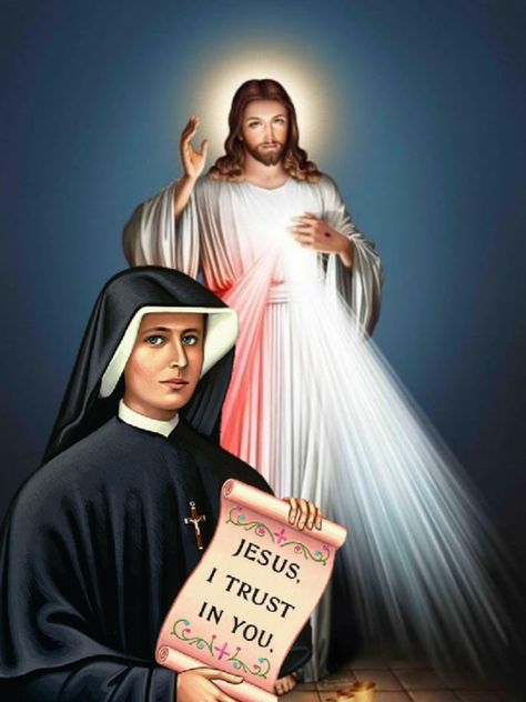 Saint Faustina, St Faustina Kowalska, Prayer For Help, Divine Mercy Jesus, Faustina Kowalska, Divine Mercy Chaplet, Saint Dominic, St Maria, Prayers For Hope