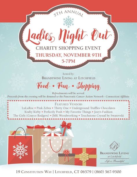 Ladies Night Out Fundraiser | New Milford, CT Patch Ladies Night Shopping Event, Client Appreciation Events, Milford Ct, The Jam Band, Fundraiser Ideas, Client Appreciation, Community Involvement, Perfectly Posh, Shopping Event