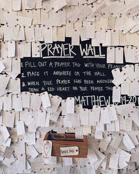 💌 | Instagram Youth Group Bulletin Board Ideas, Church Announcement Board, Missions Conference Decorations, Church Prayer Wall, Prayer Wall Ideas Church, Church Foyer Ideas Lobbies, Pray Board Ideas, Church Welcome Center Ideas, Youth Group Room Ideas