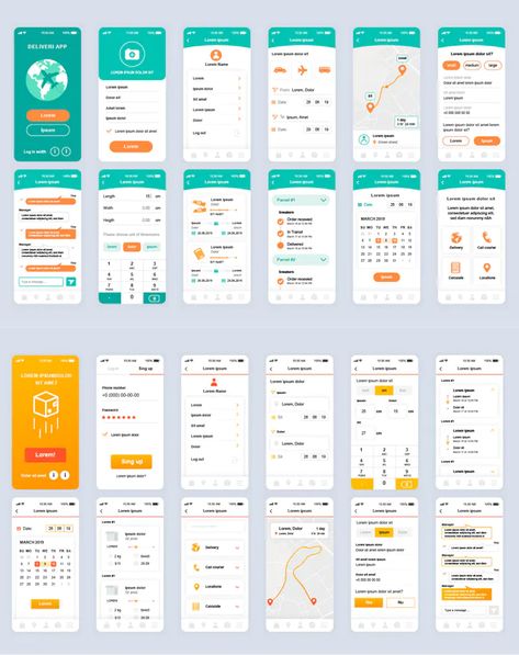 Application Ideas Mobile, App Display Design, Web Page Design Layout, Application Design Ideas, Phone Ui Design, Phone App Design, App Page Design, Ui Ux Design Website, การออกแบบ Ui Ux