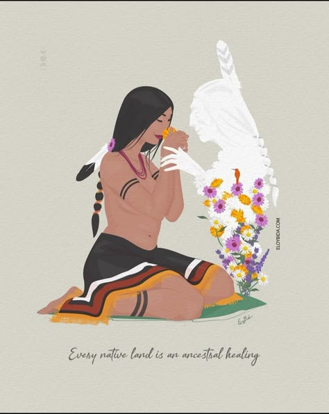 eloybida Native American Art Projects, Arte Yoga, Native American Woman, Native American Wisdom, Indigenous Culture, American Woman, Dope Art, Indigenous Art, Native Art