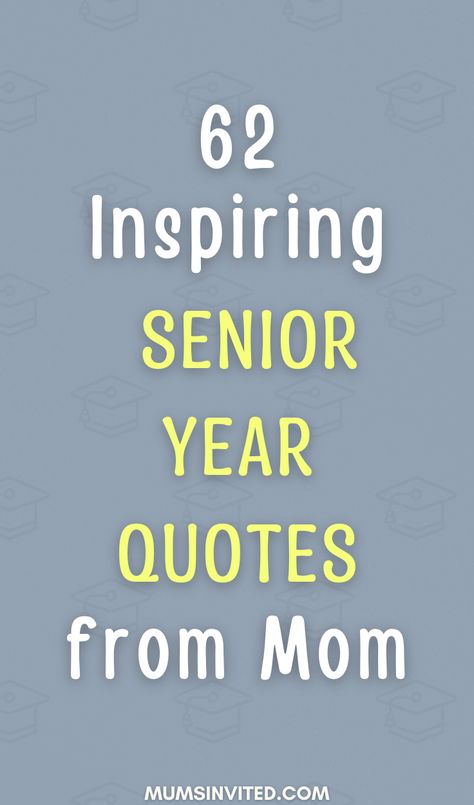 Start your high school/college senior year with the best, short senior quotes, sayings, & captions. This includes short senior sayings, senior year quotes, inspirational senior messages & motivational senior graduation quotes perfect for first day of senior year. Find ideas for sassy senior Instagram captions & funny yearbook quotes to share with friends. These memorable senior sunday captions are perfect for the last year of school. last first day of school senior year quotes. Inspiring Quotes For Seniors, Inspirational Quotes For Senior Year, Start Of Senior Year Quotes, First Day Of Senior Year Captions Instagram, Son Senior Year Quotes, High School Senior Words Of Wisdom, Senior Year Football Quotes, Senior Parent Quotes, Senior Inspirational Quotes