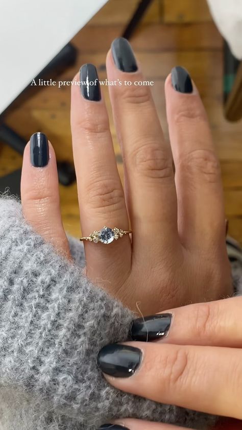 This is our signature Snowdrift Ring with an ice blue Montana sapphire. This specific ring has been claimed, but we just might have… | Instagram Snowdrift Ring, Montana Sapphire Ring, Sapphire Engagement Ring Blue, Montana Sapphire, Jewelry Lookbook, Engagement Rings Sapphire, The Works, Blue Rings, Email List