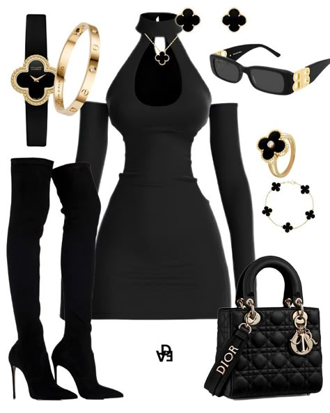 Mafia outfit🖤 Mafia Daughter Outfit, Mafia Girls Aesthetic Outfit, Mafia Wife Dress, Night Club Aesthetic Outfit, Mafia Girls Outfit, Black Mafia Outfit, Mafia Lady Aesthetic, Women Mafia Outfit, Bartender Outfit Female