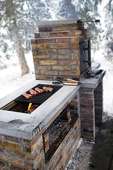 Outdoor cooking area