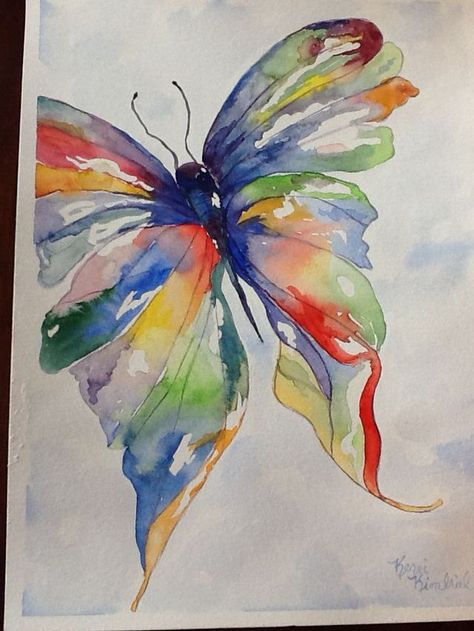 BUTTERFLY Original Watercolor Painting by Dean Crouser | Watercolor ...