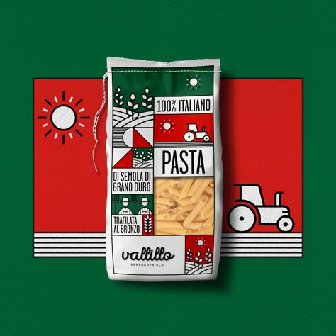 Italian Packaging Design, Italian Food Packaging, Pasta Packaging Design, Italian Packaging, Pasta Packaging, Pizza Packaging, Takeaway Packaging, Pizza Branding, Organic Packaging