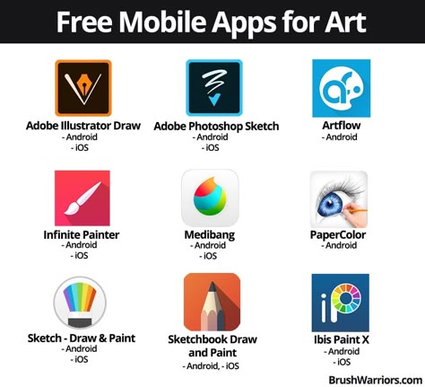 List of best drawing apps for smartphone and tablet - BrushWarriors Best Digital Drawing App, Best App For Digital Drawing, What App To Use For Digital Art, Best Digital Art Tablets, Drawing App For Ipad, Digital Art Apps Ipad, Best Drawing Websites, Best App For Drawing, Good Drawing Apps For Ipad