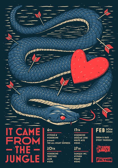 Poster Grafico, Illustration Design Graphique, Gig Poster, Music Poster Design, Design Brochure, Festival Posters, Gig Posters, Event Poster, Design Graphique