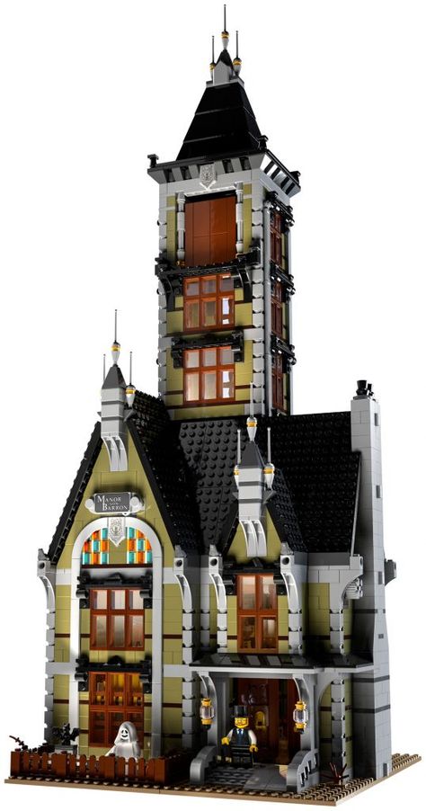 Lego Haunted House, Brick Store, Bump In The Night, Construction Lego, Light Brick, Things That Go, Lego Construction, Horror House, Building Instructions