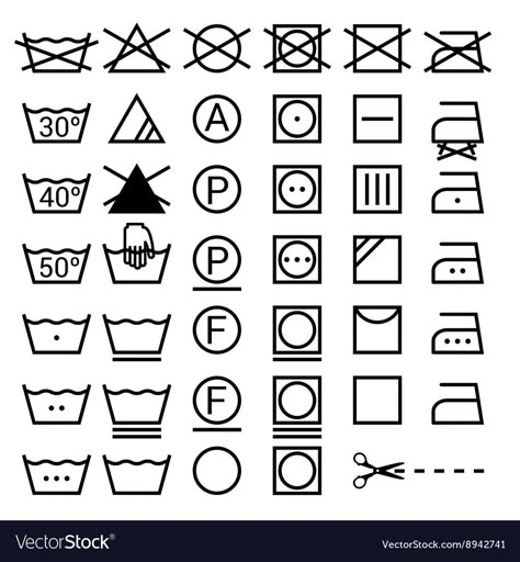 Washing Symbols Laundry, Clothes Branding, Laundry Logo, Washing Symbols, Laundry Icons, Care Symbol, Laundry Symbols, Basket Drawing, Boutique Logo Design