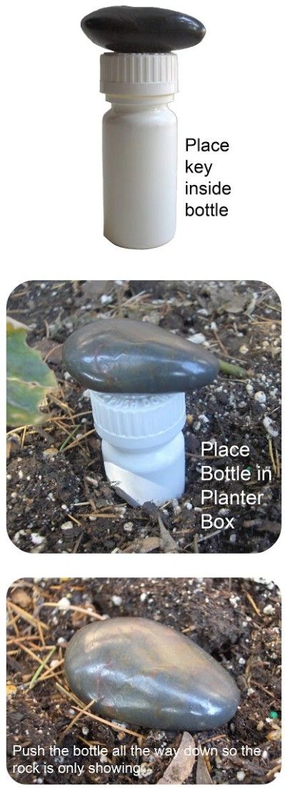 Hide-a-Key, and other uses for pill bottles Hide A Key, Secret Hiding Places, Pill Bottles, Hiding Spots, Viria, Hiding Places, Geocaching, Hidden Storage, Short Cuts