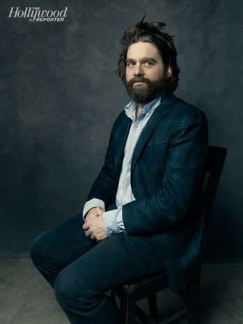 Zach Galifianakis Actor Portrait, Todd Phillips, Ed Helms, Kenan Thompson, Zach Galifianakis, Greek Men, Hollywood Reporter, Moustaches, Bradley Cooper