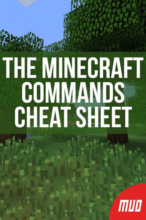 The Minecraft Commands Cheat Sheet ---   Whether you’re trying to manage a server or you just want to give yourself a bunch of diamonds, Minecraft commands are a useful tool. You can type them into your chat, or load them into a command block for automated use.  Without further ado, here’s the cheat sheet for all your Minecraft command needs.  #Minecraft #CheatSheet #Guide #Gaming Minecraft Cheat Sheet, Minecraft Cheats Codes, Minecraft Beginner Tips, Minecraft Helpful Charts, Minecraft Chat Commands, Commands For Minecraft, Minecraft Command Block Codes, Cool Minecraft Commands, Commands Minecraft