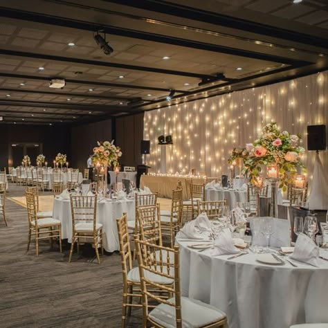 Hotel Wedding Reception Decorations, Simple Wedding Reception Decorations, Wedding Ballroom Decor, Simple Wedding Venues, Ballroom Decor, Hotel Wedding Reception, Hotel Wedding Receptions, Ballroom Wedding Reception, Simple Wedding Reception