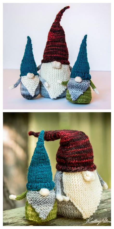 Amigurumi Gnome Knitting Patterns Free Christmas Gnome Knitting Pattern, Christmas Gonk Knitting Patterns Free, Free Knitted Gnome Pattern, Knitted Gonks Free Pattern, Useful Knitted Gifts, Knit Gnome Pattern, Knitted Christmas Gnomes Free Pattern, Christmas Gnome Knitting Patterns Free, Free Gonk Knitting Pattern