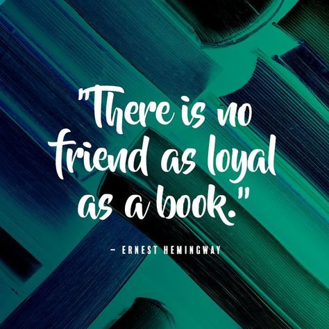 Love this inspirational book quote by Ernest Hemingway. A great quote about reading to frame for adults and for kids. Ernest Hemingway, A Book, Book Lovers, Reading, Books, Quotes