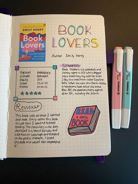 Books List Journal, Book Notebook Ideas, Reading Log Ideas Aesthetic, Agenda Book Ideas, Book Annotation Journal, Books To Read Journal Ideas, Journal Ideas Book Review, Journal For Books Read, Idea Book Journal