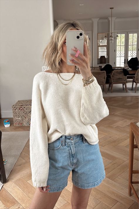 champagneandchanel's Abercrombie Collection on LTK Abercrombie Outfits, Modest Shorts, Dad Shorts, High Rise Shorts, Spring Wardrobe, Casual Fall Outfits, Spring Summer Outfits, Fall Winter Outfits, Casual Fall