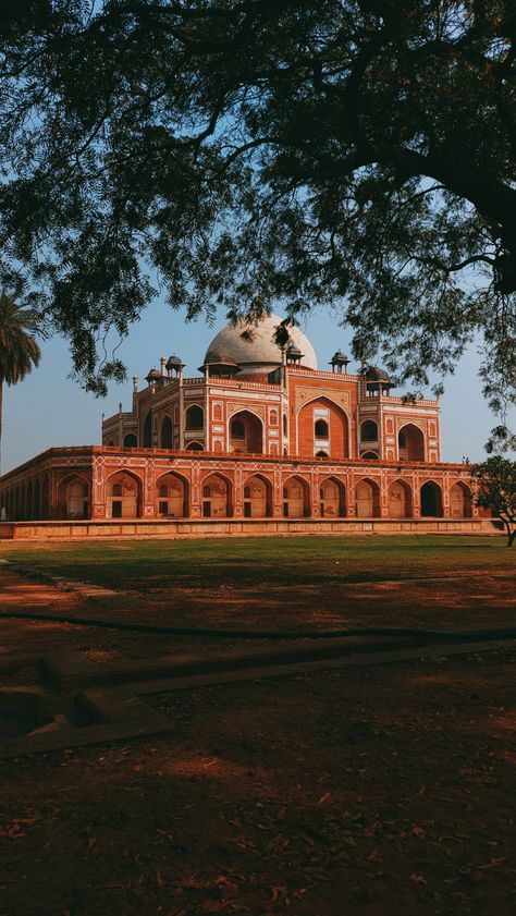 Delhi Places to visit New Delhi Aesthetic, Delhi Vibes, Delhi Places, Indian Aesthetic Wallpaper, Delhi Aesthetic, Delhi Photography, India Pictures, Monument In India, Humayun's Tomb