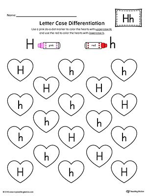 Letter Case Recognition Worksheet: Letter H Worksheet.This fun and coloring activity helps preschoolers and kindergarteners recognize the difference between the uppercase and lowercase letter H. Letter H Prek Activities, Learning Letter H Preschool, The Letter H Preschool Activities, Letter H Activities For Preschool Crafts, Letter H Activity For Preschoolers, Letter H Worksheets Kindergarten, Letter H Preschool Activities, Letter H Worksheets Preschool, Letter H Worksheet