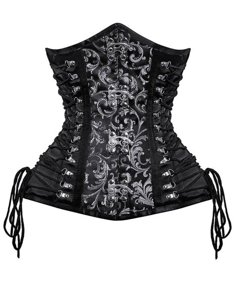 Isabela Criss Cross Underbust Gothic Corset – corsetdeal.com Vampire Stuff, Cheap Corset, Best Corset, Under Bust Corset, Bold Dresses, Angel Outfit, Boned Corsets, Witchy Fashion, Gothic Corset