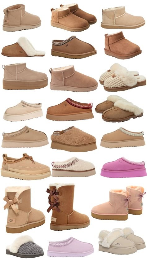 #uggs #uggslippers #shoes #inspo #wishlist #brownaesthetic #beigeaesthetic #winter #autumn #cute Uggs Aesthetic, Ugg Collection, Winter Uggs, Rich Vibes, Cute Uggs, Fall Winter Boots, Xmas Inspiration, Winter Board, Uggs Boots