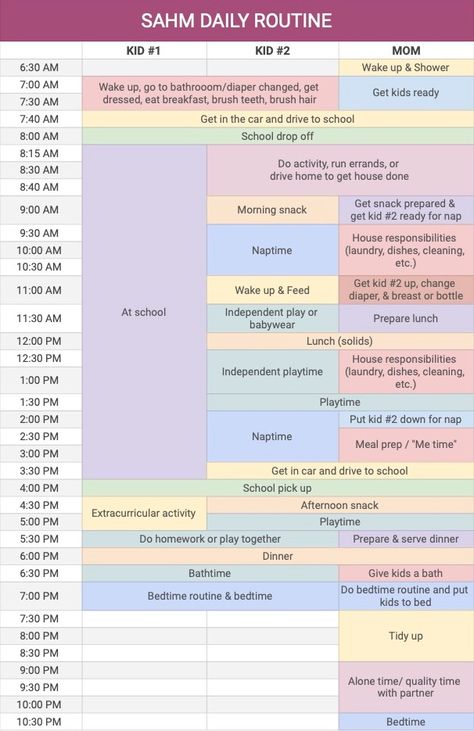 Sahm Planner Ideas, Sahm Schedule Daily Routines 2 Under 2, Mom Life Organization, Schedule For Working Mom Daily Routines, Morning Routines For Moms, Daily Schedule For Stay At Home Moms, Working From Home Mom Schedule, Daily Routine Schedule For Moms, Sahm Daily Schedule