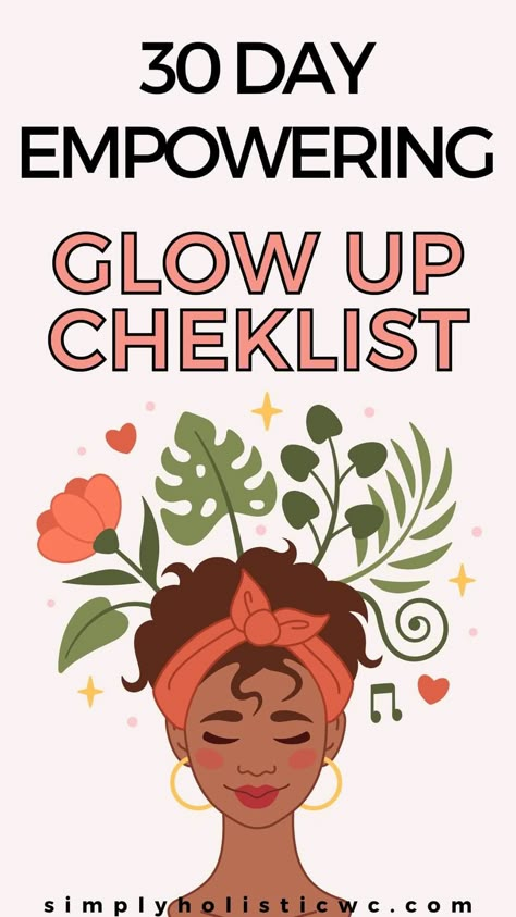 30-Day Glow-up Challenge — Simply Holistic Wellness Self Care Definition, New You Challenge, Improve My Life, Best Home Workout Equipment, Glow Up Challenge, Chic Maternity, Diy Beauty Treatments, Working On Me, Beauty Routine Tips