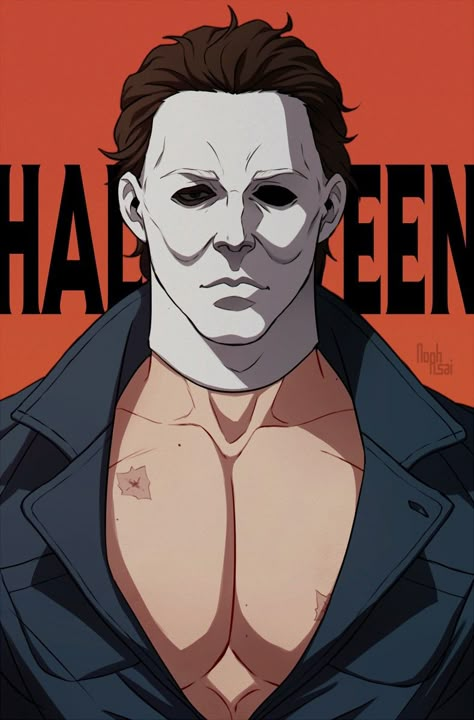 Michael Myers Art, Michaels Halloween, Horror Movies Funny, Scary Movie Characters, Horror Villains, Paper Boy, Funny Horror, Horror Posters, Horror Movie Art