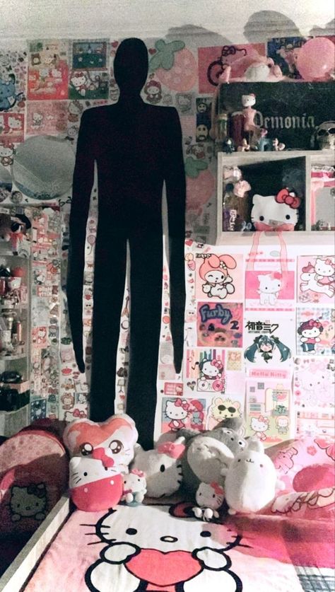 Cute Soft Room Ideas, Kitty Level 974, Sick Cute Aesthetic, Kawaii Creepy Aesthetic, Dreamcore Aesthetic Creepy Room, Kittys Room Backrooms, Backrooms Bedroom, Mr Kitty Backrooms Cutecore, Kitty House Backrooms