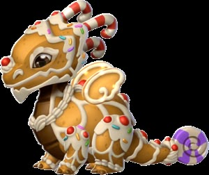 Gingerbread Dragon - Dragon Mania Legends Wiki Fruit Dragon, Candy Dragon, Gingerbread Dragon Dnd, Dnd Christmas Monsters, Gingerbread Dragon, Lychee Dragon Cookie, Song Dragon Dnd, Christmas Dragon Puppet, Fb Background