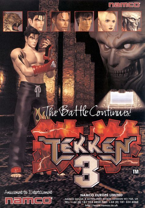 Tekken 3 Tekken Poster, Tekken Jin Kazama, Tekken Wallpaper, Tekken 3, Retro Games Poster, Video Game Images, Free Pc Games Download, Download Free App, Jin Kazama