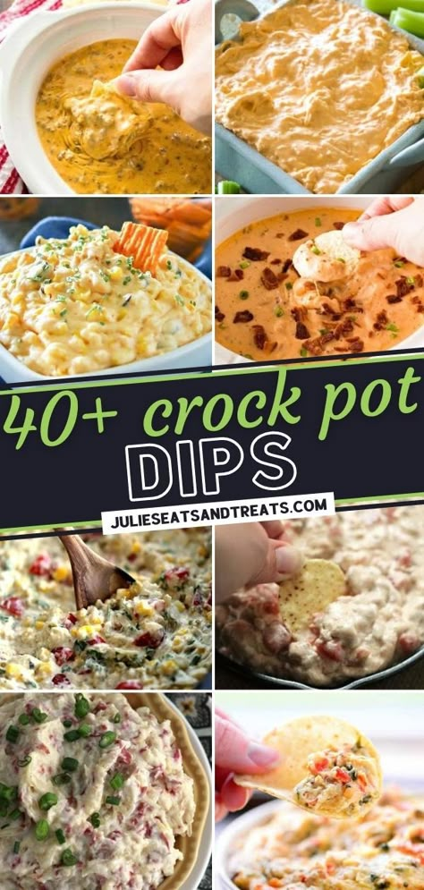 Crock Pot Snacks Parties, Easy Crockpot Game Day Food, Game Day Crock Pot Dips, Appetizers For Party Easy Crock Pot, Slow Cooker Dip Recipes Appetizers, Fall Crock Pot Appetizers, Easy Fall Crockpot Appetizers, Easy Crockpot Superbowl Recipes, Fall Crockpot Dip Recipes